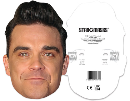 CM244 Robbie Williams Mask CELEBRITY MASKS Single Face Mask