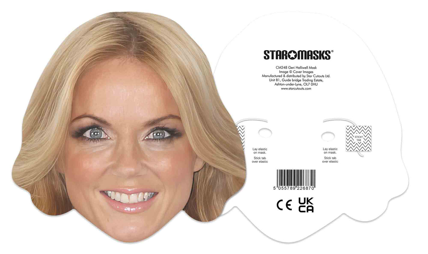 CM248 Geri Halliwell Mask CELEBRITY MASKS Single Face Mask