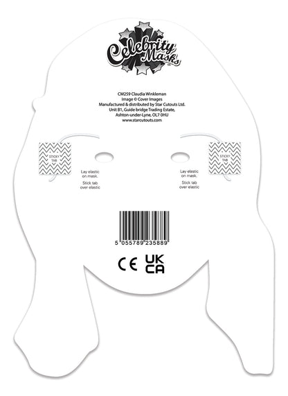 CM259 Claudia Winkleman Cardboard Single Mask