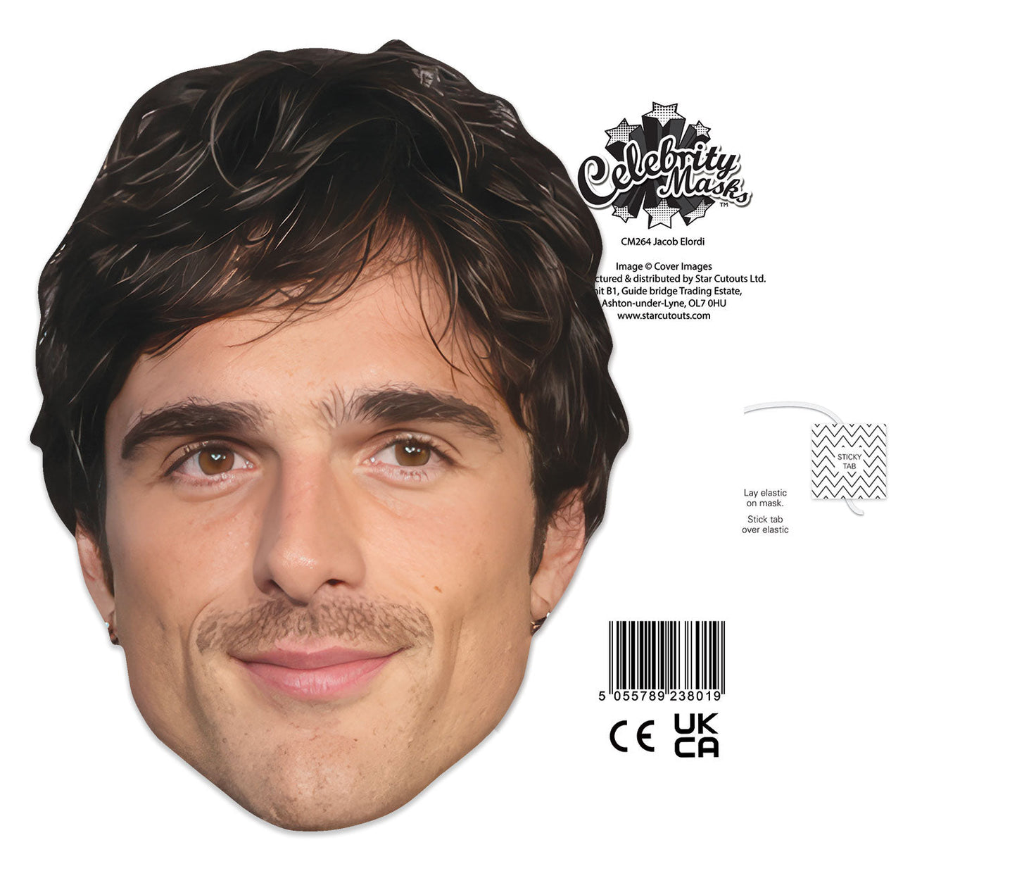 CM264 Jacob Elordi Single Cardboard Face Mask