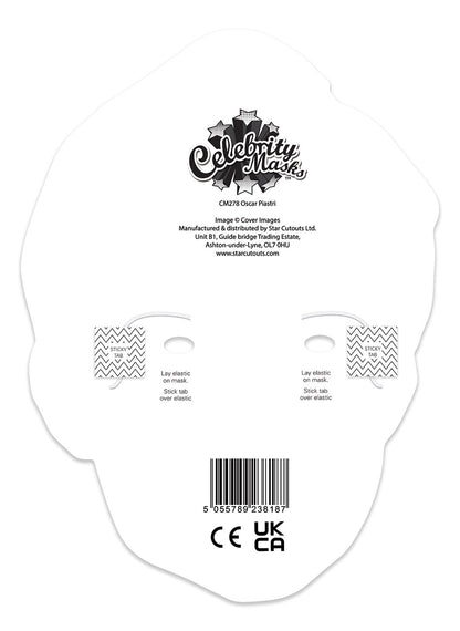 CM278 Oscar Piastri Cardboard Face Mask