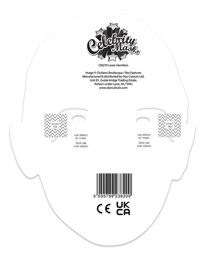 CM279 Lewis Hamilton Cardboard Face Mask