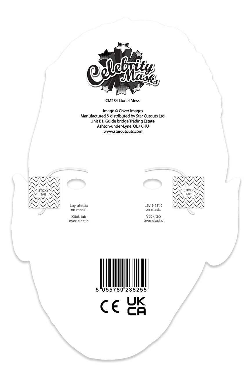 CM284 Lionel Messi Beard Cardboard Face Mask