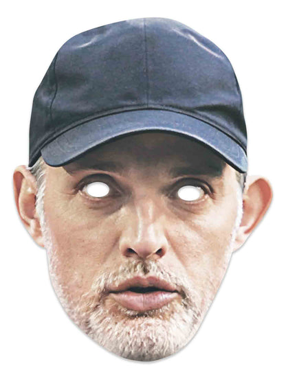 CM291 Thomas Tuchel Single Cardboard Face Mask Football Manager Theme
