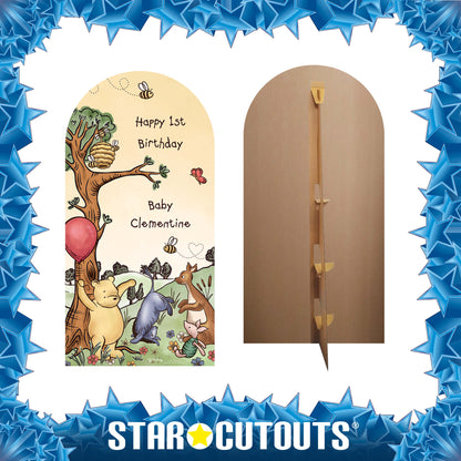 XQ024 Winnie Sailboard Pooh Bear Yellow Sky Personalise