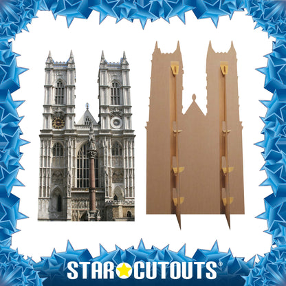SC316 Westminster Abbey Cardboard Cut Out Height 175cm