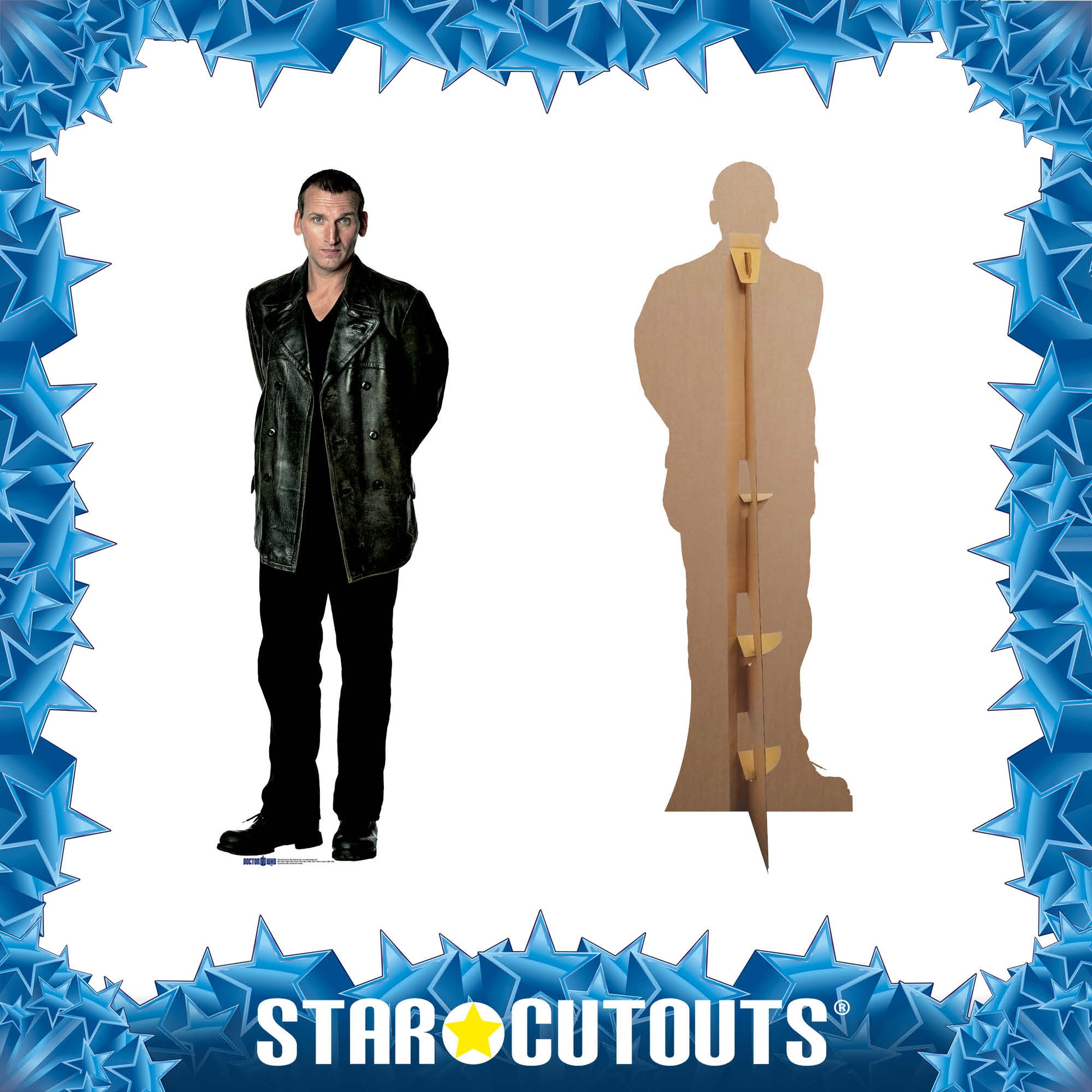 Christopher Eccelston The 9th Doctor Cardboard Cut Out Height 185cm - Star Cutouts
