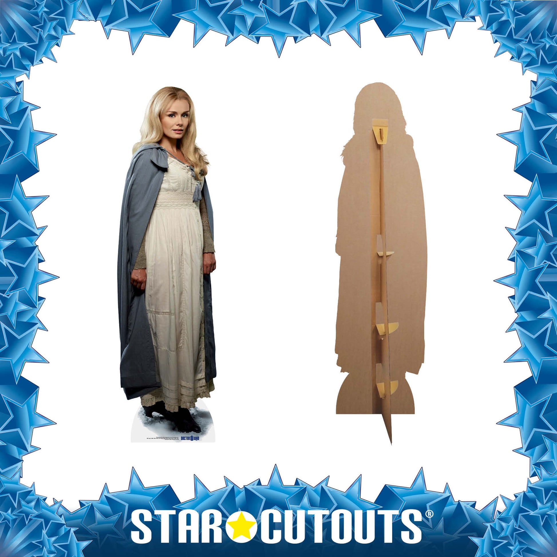 Abigail Cardboard Cut Out Height 170cm - Star Cutouts