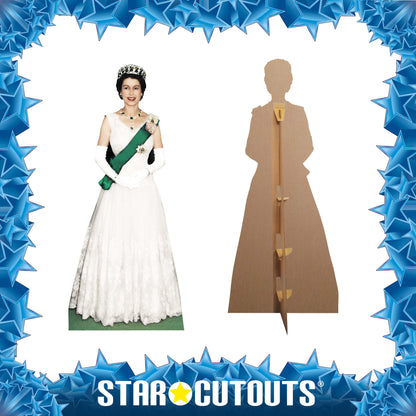 SC350 Queen Elizabeth II- (1956) Cardboard Cut Out Height 170cm