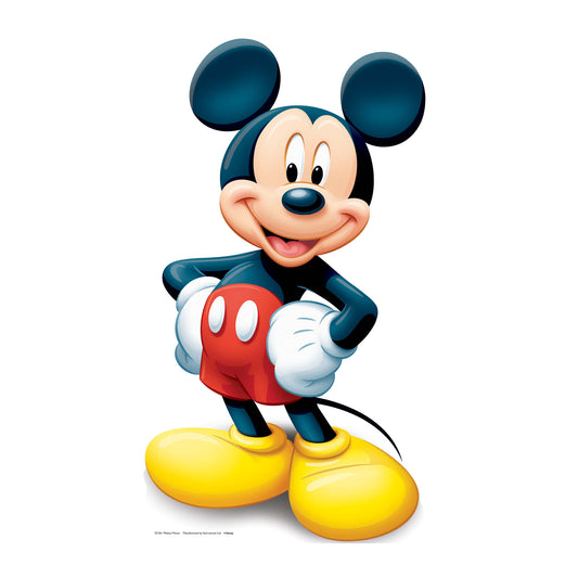 SC361 Mickey Mouse (Star Mini Cut-out) Cardboard Cut Out Height 88cm