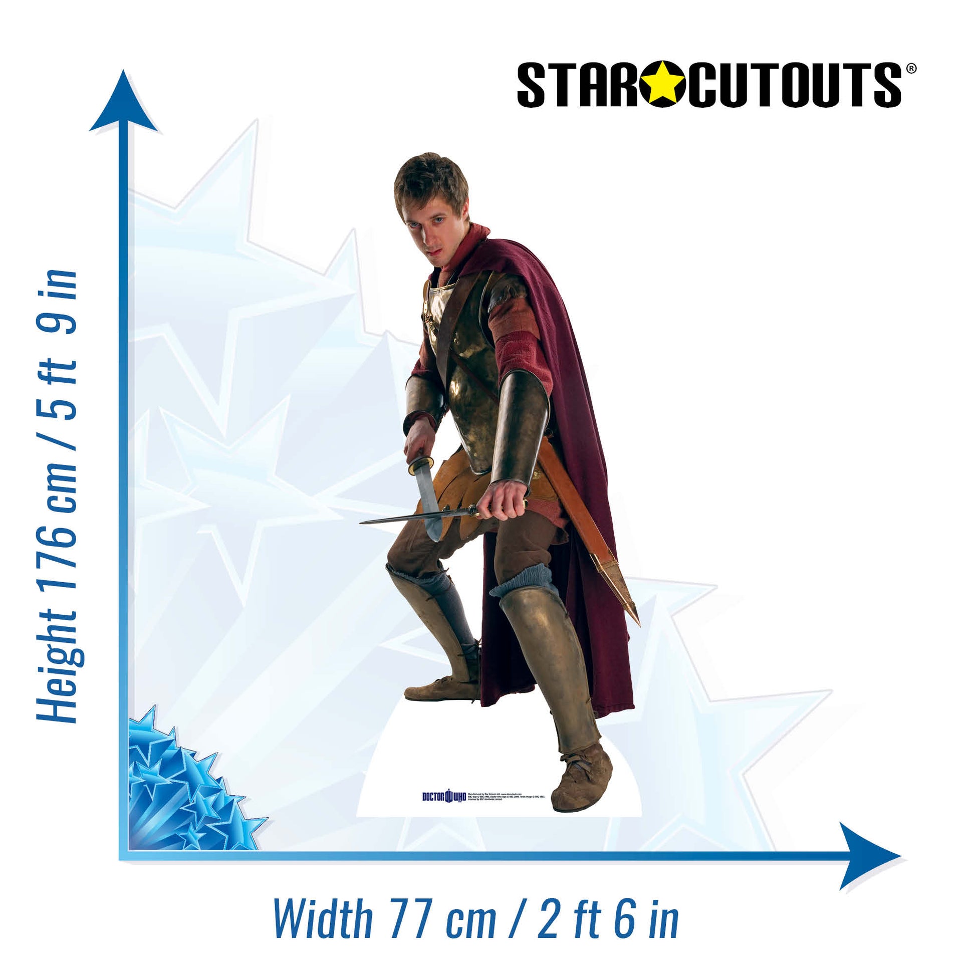 Rory - Roman Auton Cardboard Cut Out Height 176cm - Star Cutouts