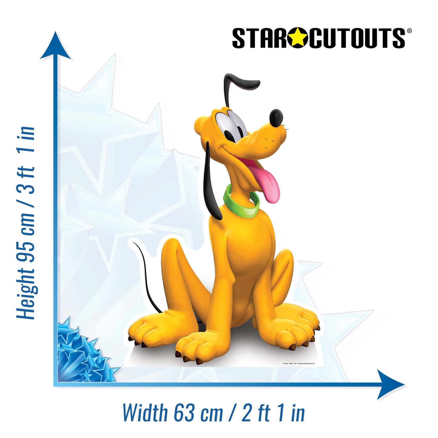 SC402 Pluto Cardboard Cut Out Height 95cm