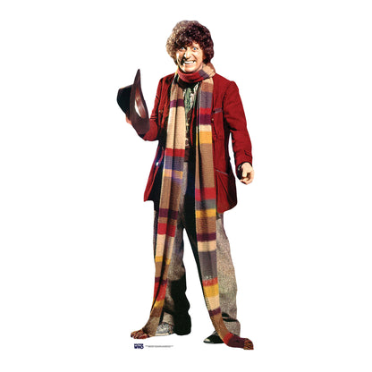 Tom Baker - Fourth Doctor Cardboard Cut Out Height 181cm - Star Cutouts
