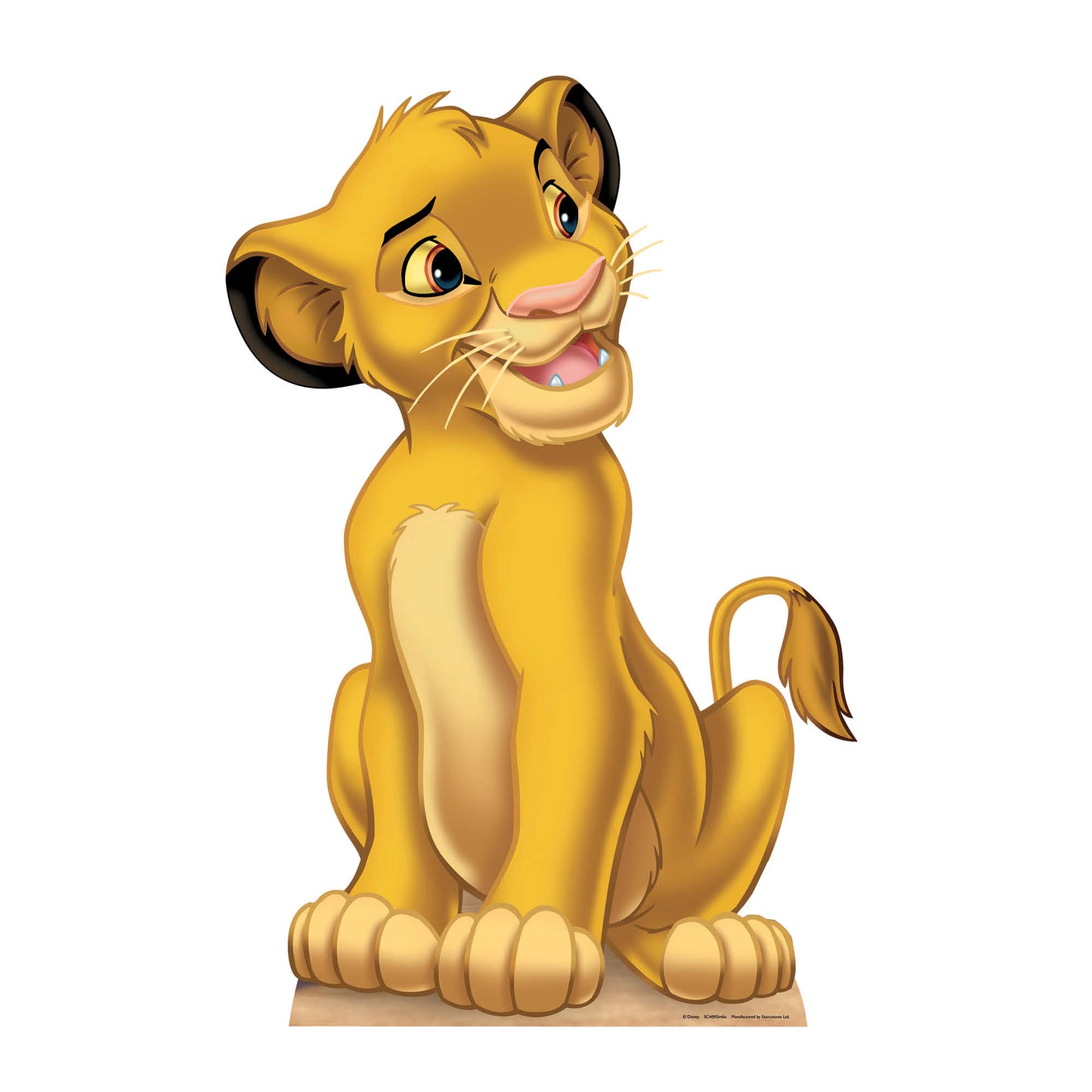 SC409 Simba (Star Mini Cut-out) Cardboard Cut Out Height 84cm