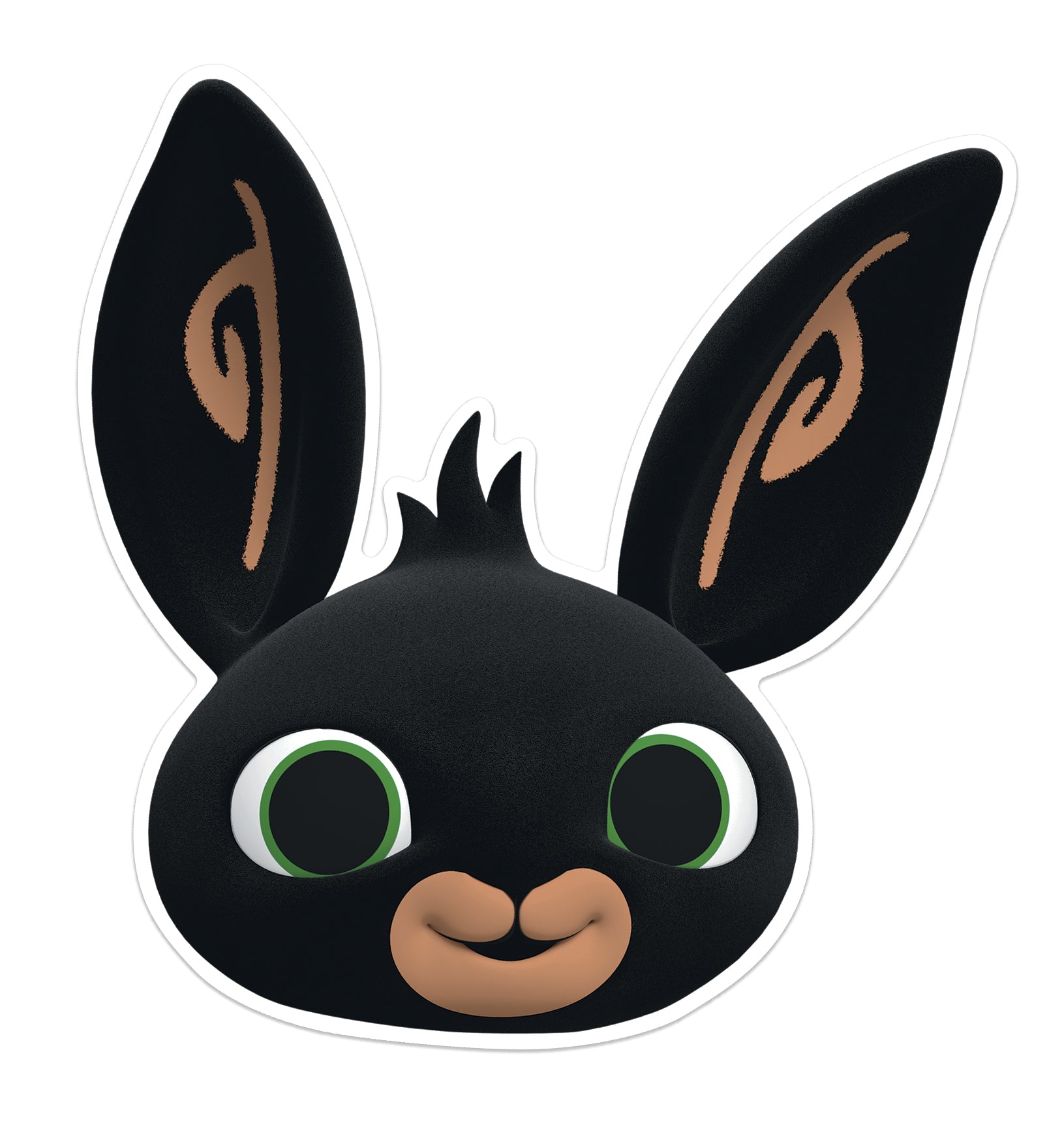 SM421 Bing Bing Bunny Single Face Mask – Star Cutouts