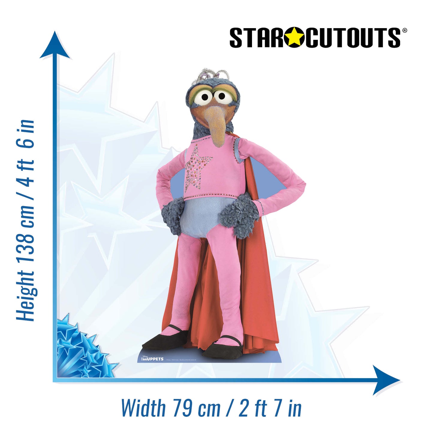 SC438 Gonzo Cardboard Cut Out Height 139cm