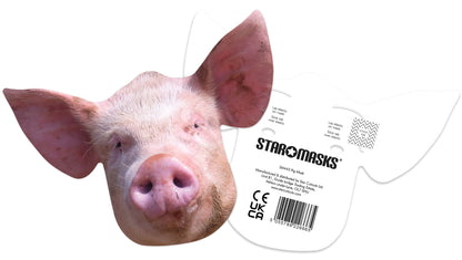 SM443 Pig Mask Animals Single Face Mask