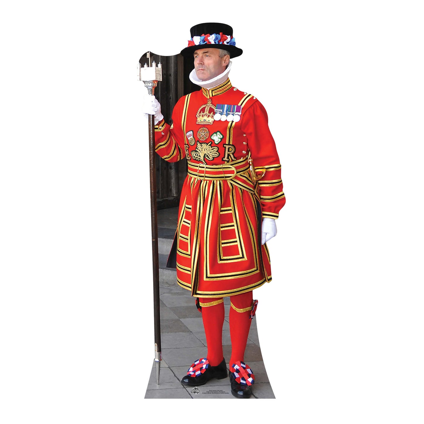 SC447 Beefeater Cardboard Cut Out Height 173cm