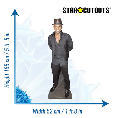 CS452 Oritse Williams JLS Height 165cm Lifesize Cardboard Cutout