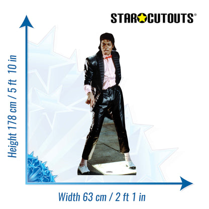 CS463 Michael Jackson Height 178cm Lifesize Cardboard Cutout