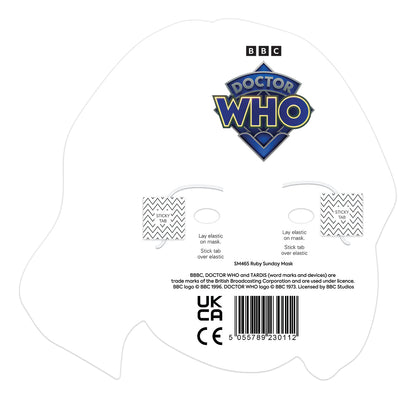 SM465 Ruby Sunday Mask - Millie Gibson  Single Face Mask