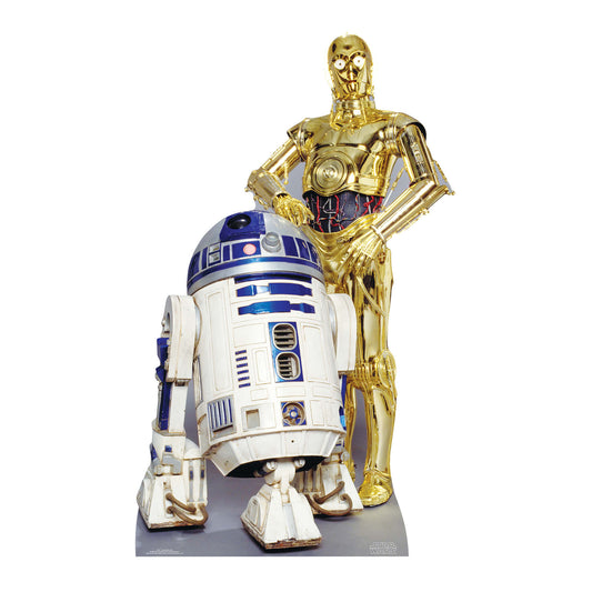 SC480 The Droids (R2-D2, C3P-O) Cardboard Cut Out Height  166cm
