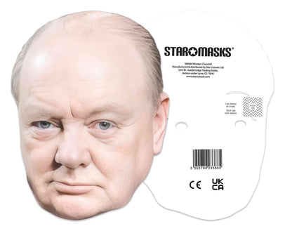 SM484 Winston Churchill Single Cardboard Face Mask