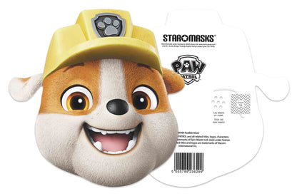 SM494 Rubble Paw Patrol Cardboard Face Mask Height 30cm