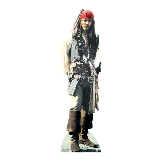 SC506 Captain Jack Sparrow Cardboard Cut Out Height  183cm