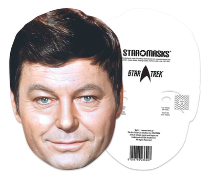 SM511 Mccoy Mask DeForest Kelley Star Trek  - Includes Tabs and Elastic