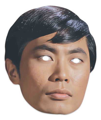 SM514 Sulu Mask George Takei Star Trek  - Includes Tabs and Elastic