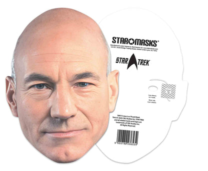 SMP470 Star Trek Space Ship Captains Six Pack Masks - Includes Kirk, Janeway, Archer, Sisko, Picard & Michael Burnham