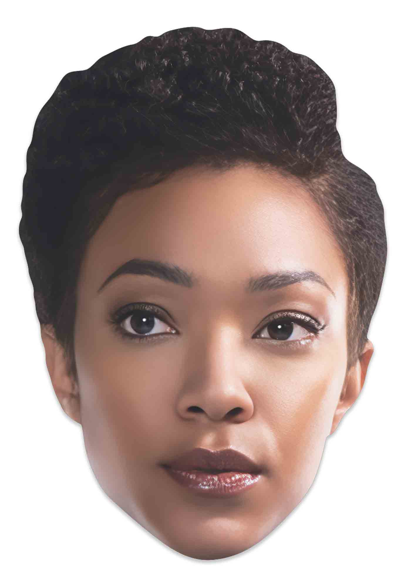 SM519 Michael Burnham Mask Sonequa Martin-Green Star Trek    - Includes Tabs and Elastic