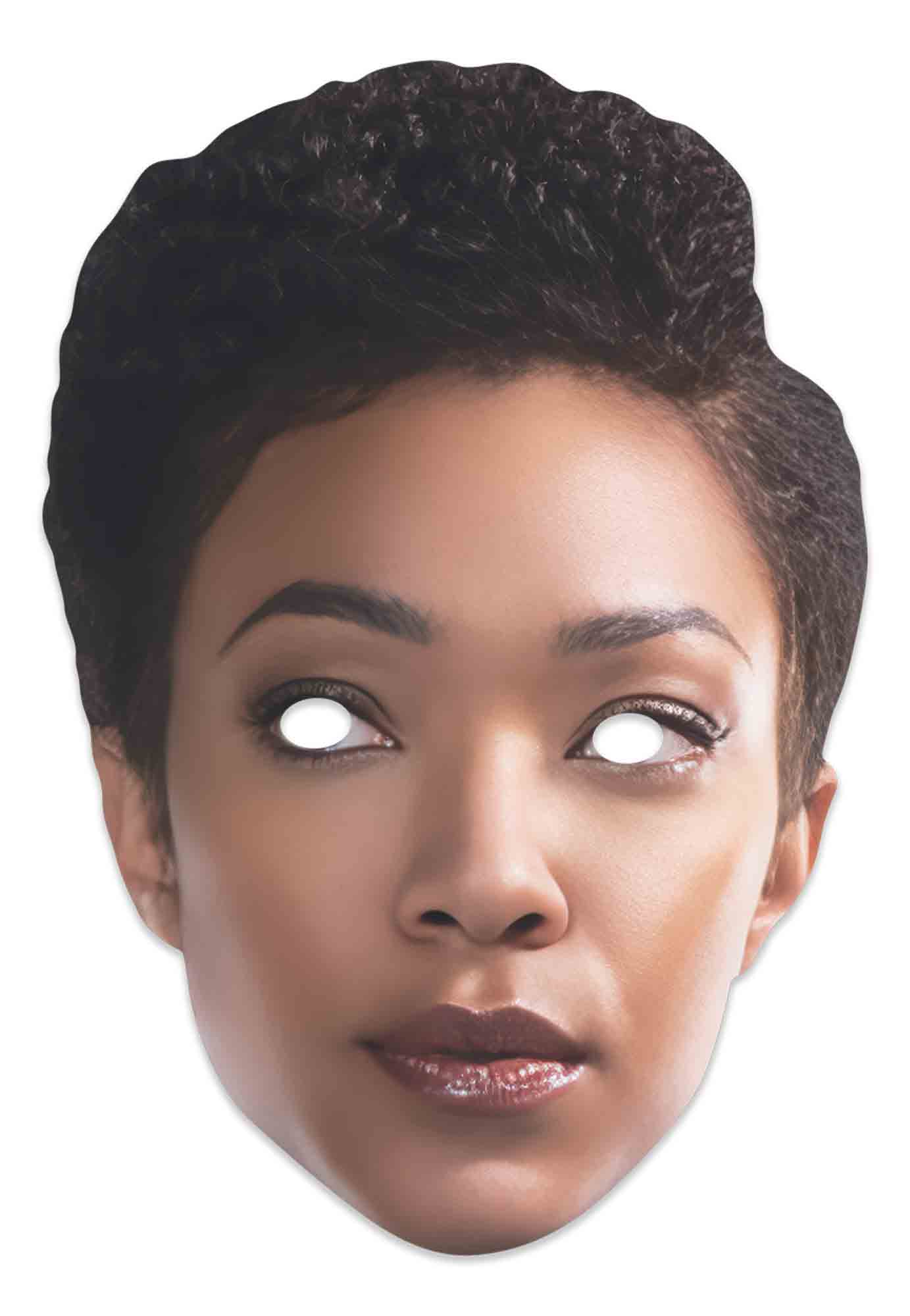 SM519 Michael Burnham Mask Sonequa Martin-Green Star Trek    - Includes Tabs and Elastic