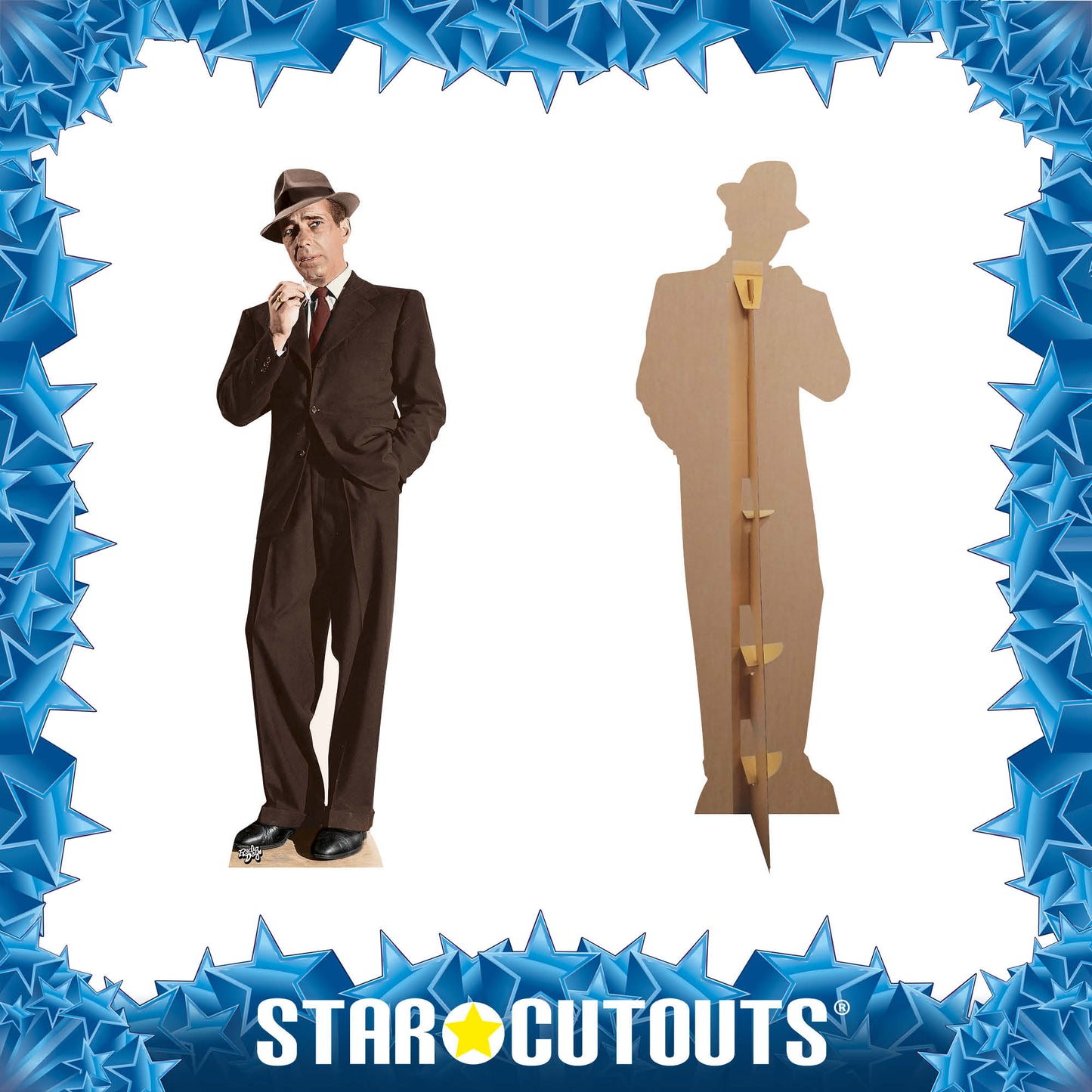 SC525 Humphrey Bogart Cardboard Cut Out Height 181cm