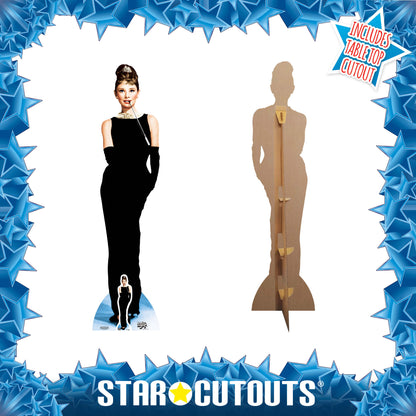 SC527 Audrey Hepburn Cardboard Cut Out Height 176cm