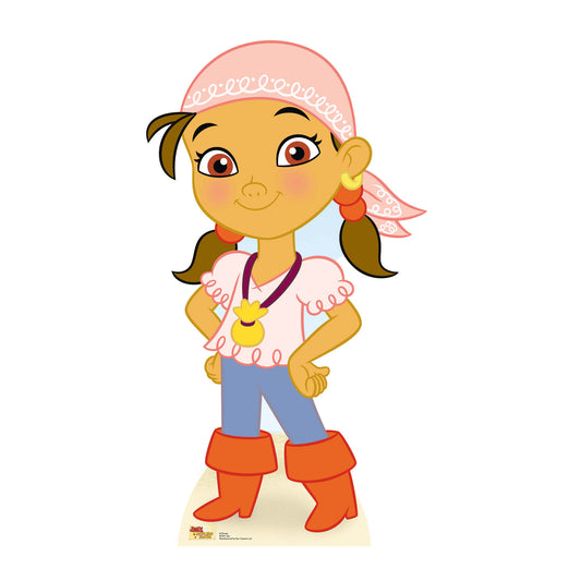SC541 Izzy - Jake and the Neverland Pirates (Star Mini Cut-out) Cardboard Cut Out Height 89cm