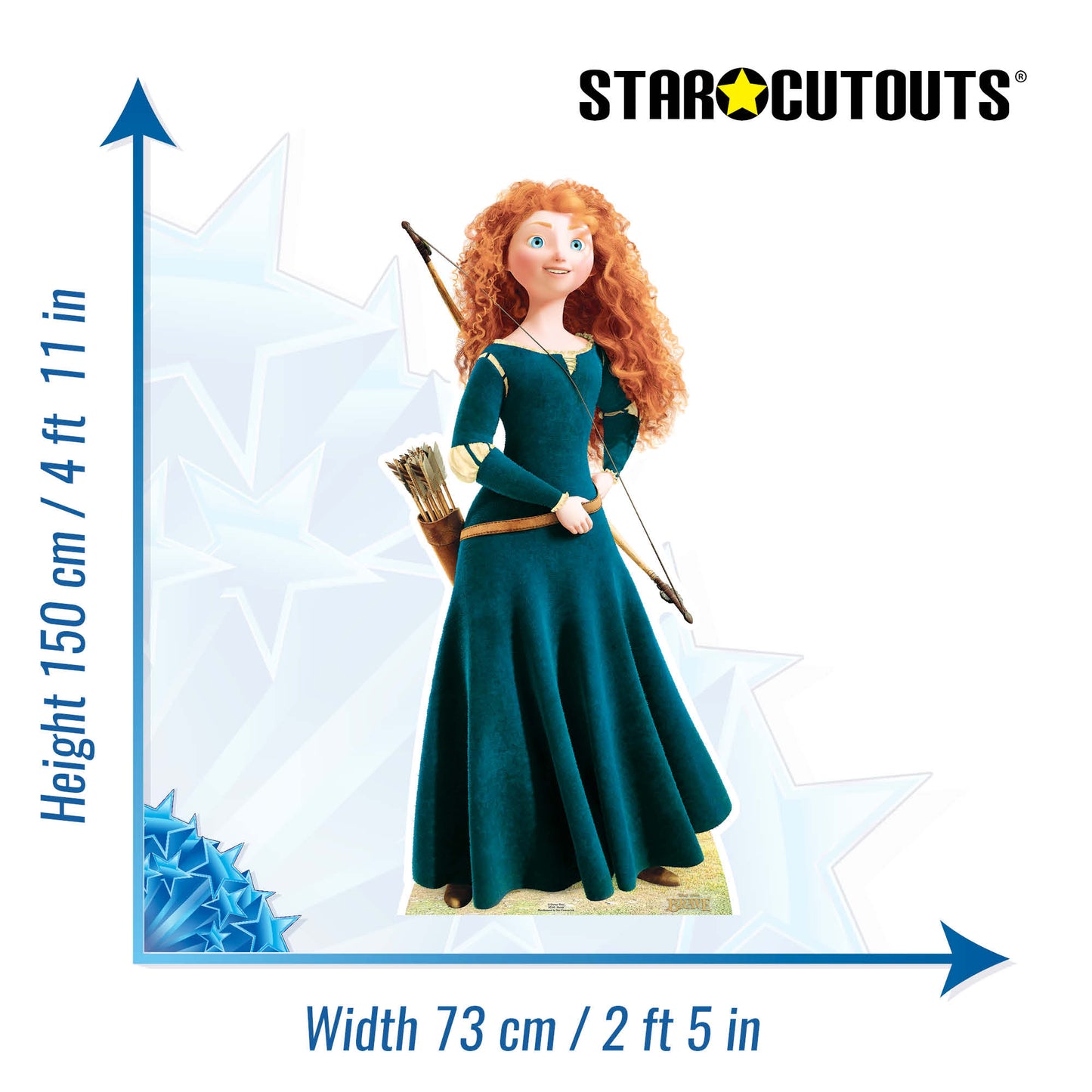 SC542 Merida - Brave cut-out Cardboard Cut Out Height 150cm