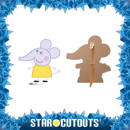 SC547 Emily Elephant (Star Mini Cut-out) Cardboard Cut Out Height 63cm