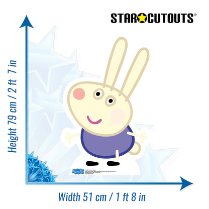 SC550 Richard Rabbit (Star Mini Cut-out) Cardboard Cut Out Height 79cm