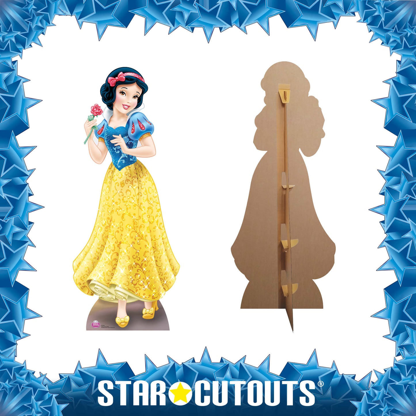 SC555 Snow White Cardboard Cut Out Height 168cm