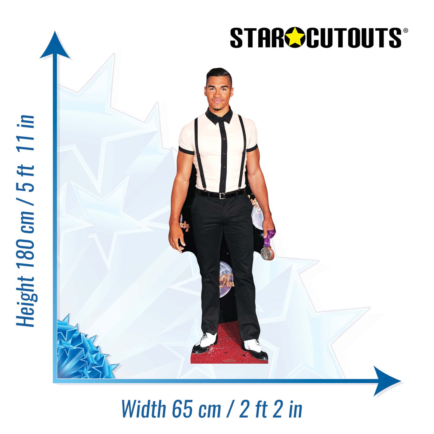 CS559 Louis Smith Height 180cm Lifesize Cardboard Cutout