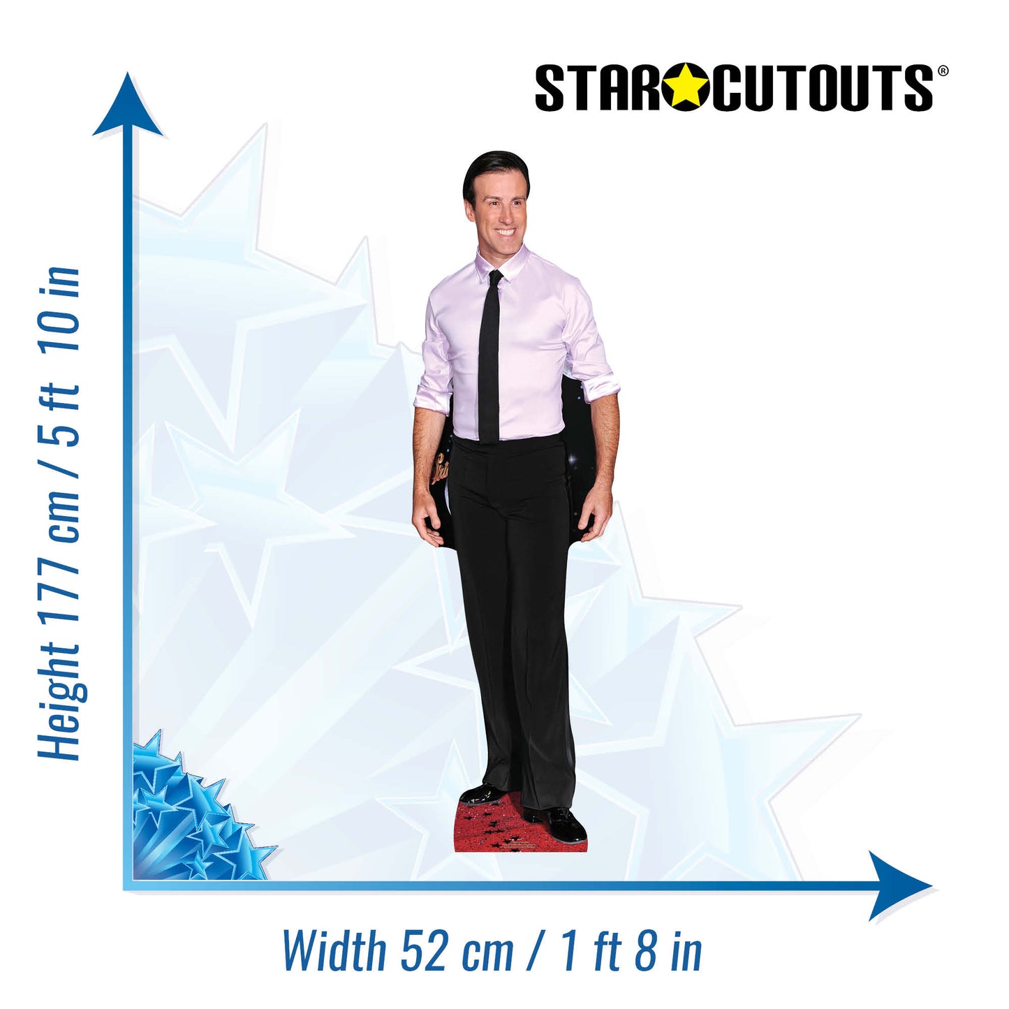 CS560 Anton Du Bek Height 177cm Lifesize Cardboard Cutout