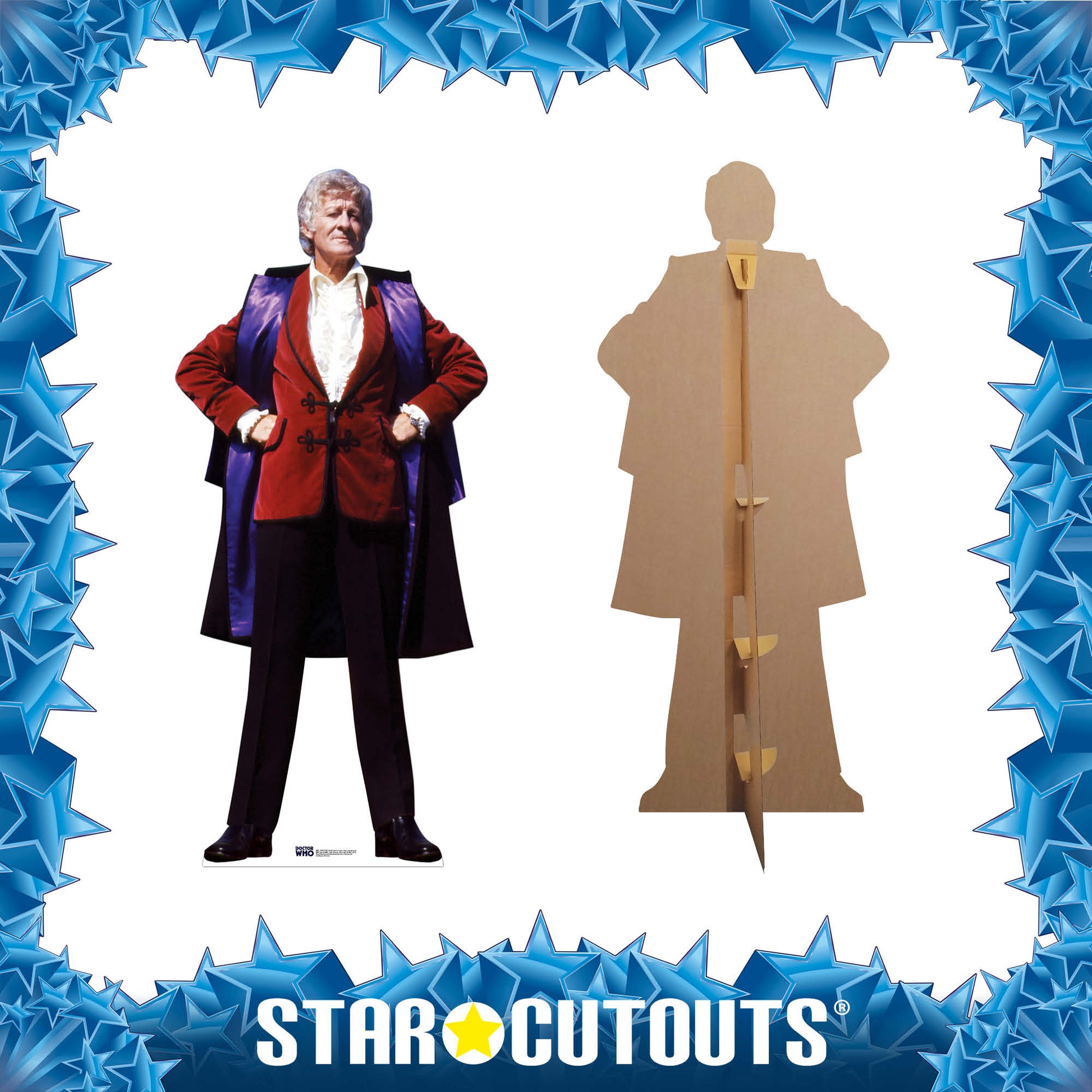 John Pertwee Cardboard Cut Out Height 189cm - Star Cutouts