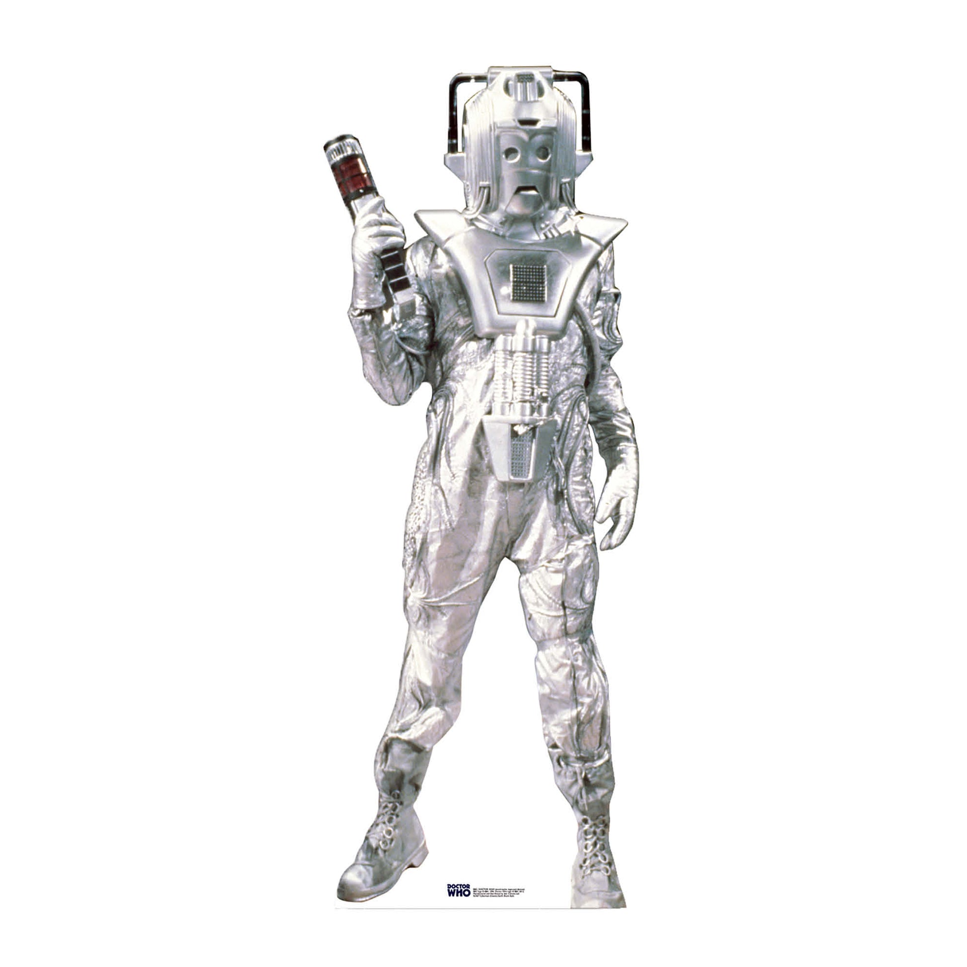 Classic Cyberman Earth Shock Style Cardboard Cut Out Height 183 cmcm - Star Cutouts