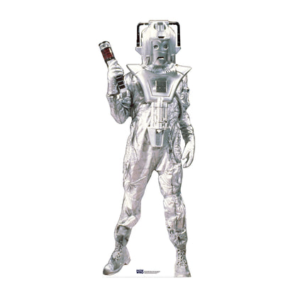 Classic Cyberman Earth Shock Style Cardboard Cut Out Height 183 cmcm - Star Cutouts