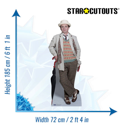 Sylvester McCoy Cardboard Cut Out Height 185cm - Star Cutouts