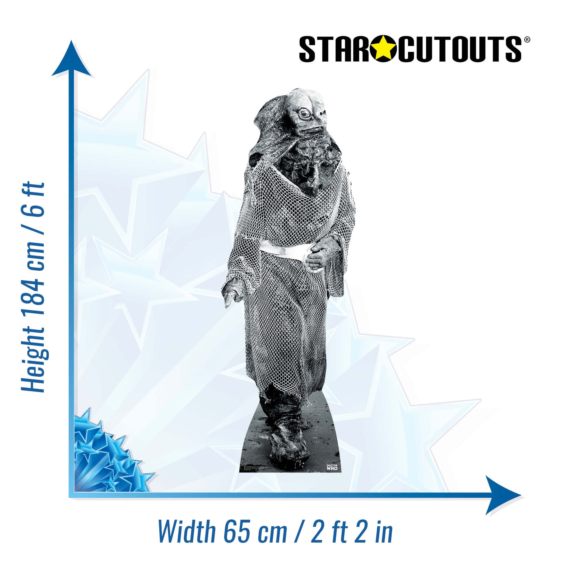 Sea Devil Cardboard Cut Out Height 184cm - Star Cutouts