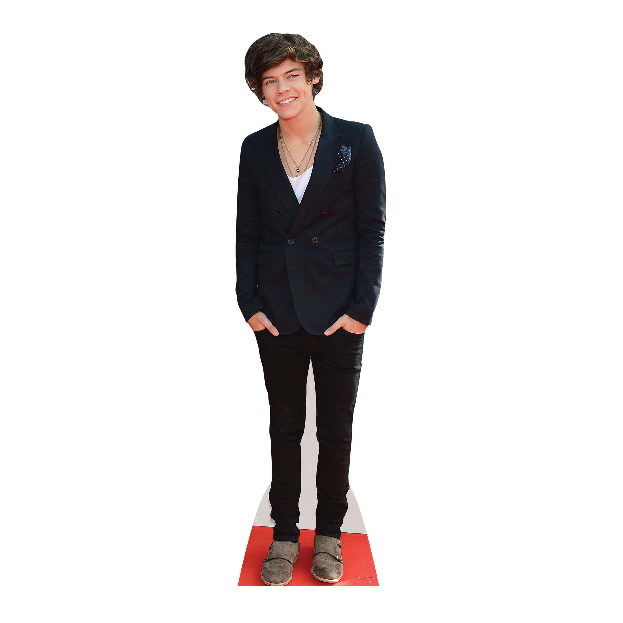 STAR CUTOUTS Harry Styles CS1026 Silhouette en carton taille réelle avec mini veste rose STAR CUTOUTS Harry Styles CS1026 Silhouette en carton taille réelle avec mini veste rose
