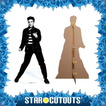 SC574 Elvis Jailhouse Rocks Cardboard Cut Out Height 179cm